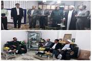 به مناسبت هفته دفاع مقدس دیدار مدیر کل دامپزشکی استان با خانواده شهدا و جانبازان در شهرستان شوط  دهستان مخور.